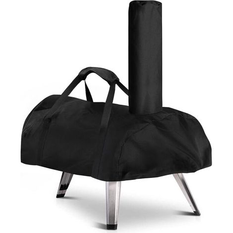 Protective cover for pizza oven made of waterproof Oxford fabric, Black (1/5)