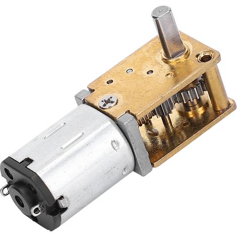Mini moteur à engrenages, micro-réducteur à vis sans fin, moteurs CC à balais, dispositifs électroniques 1218GEN20 (DC6V 35RPM) (1/5)