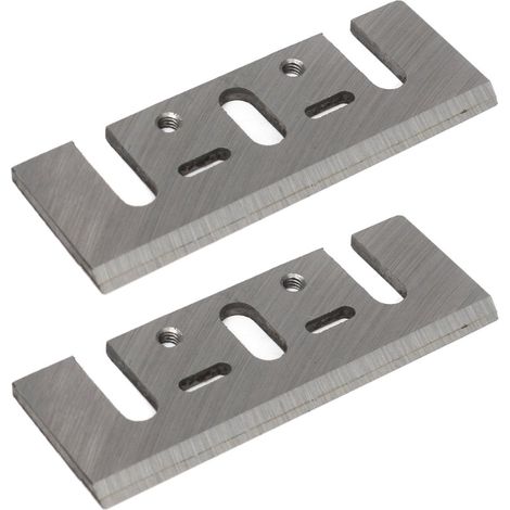 2x Trade-Shop Hobelmesser / Wendemesser / Ersatzmesser HSS 82x29x3mm kompatibel mit Makita 1923H 1923HO M102 MI900 KP0810, Hitachi F20 F20A FP20A (1/4)
