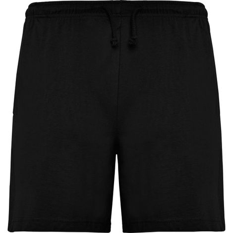 Bermuda unisex con bolsillos laterales y cinturilla elástica SPORT ROLY 9/10 Negro