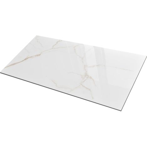 Lavita Fliese Feinsteinzeug Wand- und Bodenfliese Pristine Gold Glänzend 60x120 Rektifizierte Frostbeständig Qualität Gresfliesen : 1,44 m2 pro Packung