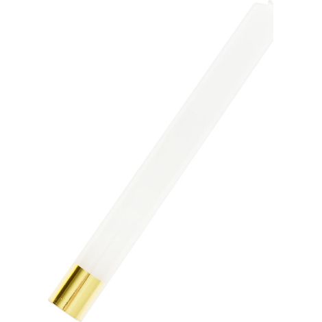 Vela blanca pura de 26 cm S-18