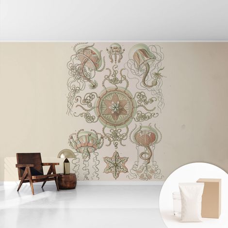 Papier peint intissé avec imprimé installation simple qualité excellente sans désordre - Colle incluse gratuite Monde sous-marin 416x254 cm (1/5)