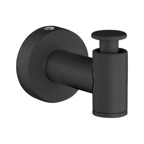 Porte peignoir Grand Hotel noir mat - Cristina Ondyna TE24113 (1/2)