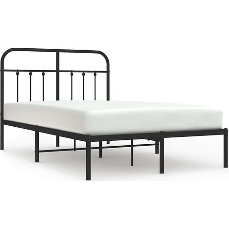 Maison Exclusive - Estructura cama sin colchón con cabecero metal (1/5)