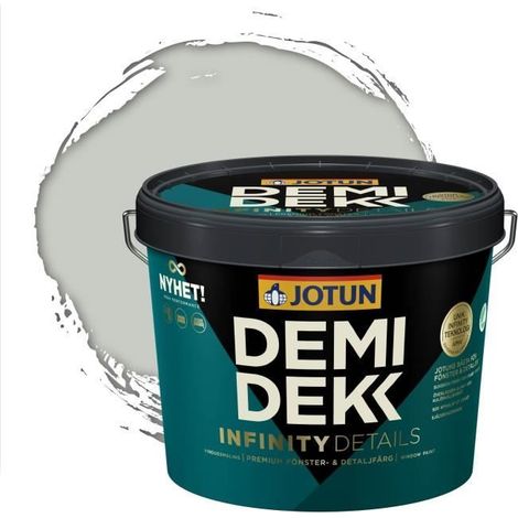 Peinture Bois - JOTUN - Lasure Opaque Satinée - RAL 9018 - Blanc Papyrus - 3L (1/2)