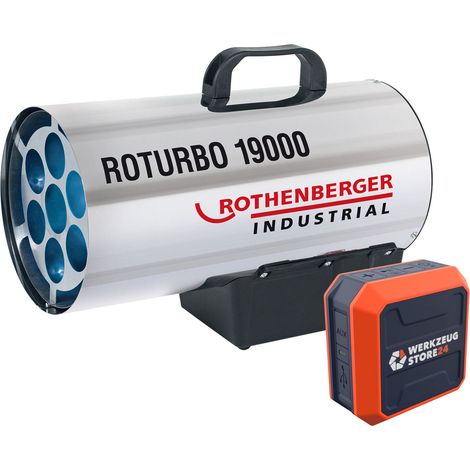 ROTHENBERGER Industrial Heizkanone ROTURBO 19000 mit Piezo inkl. Bluetooth Lautsprecher - 1500000051