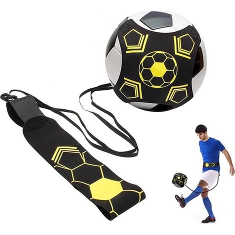 Ceinture d'entraînement de football – Réglable – Mains libres – Convient ballons tailles 3,4,5 – Enfants et adultes (1/5)