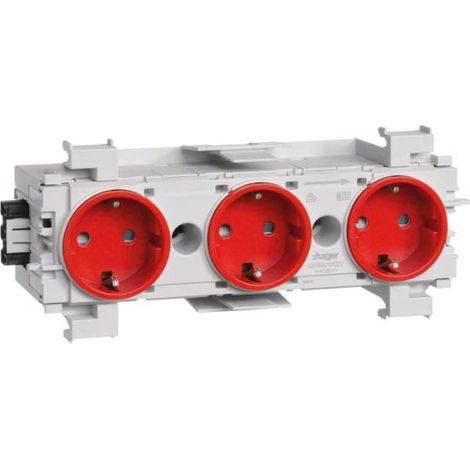 prise tehalit gs3001 vrt pré câblée protection tactile