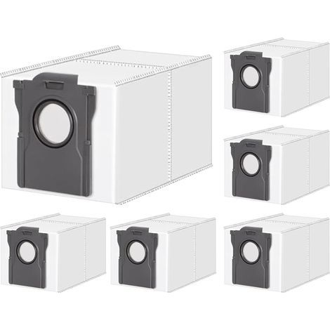 Dreame X40 Ultra kompatible Staubbeutel – 6er-Pack – Vliesstoff – 99,98 % Filterleistung – Für L20, L40, L50 und Mova Saugroboter – 3,2 l Fassungsvermögen (1/5)