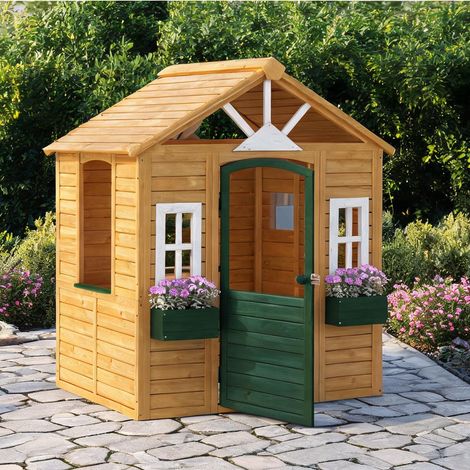 SunJet Cabane de jardin pour enfant, maison de jeu extérieure - Réf. 9DBEG34SGQPS (1/5)
