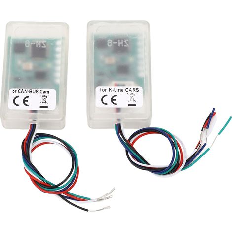 2 Simulateurs de capteur d'occupation de siège pour voiture, outil de diagnostic OBD2 universel compatible CANBUS KLINE, lot de 2 (1/5)