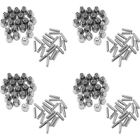 160Pcs AG60 Torche de Découpe Au Plasma Consommable SG55 Kit de Coupe Au Plasma 60A -60 Buse D'électrode à Pointe de Torche à Plasma (1/5)