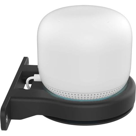 Soporte de pared compatible con Google Wifi, Google Wifi, accesorios para altavoces Google Wifi (Google Wifi, negro, DD96)