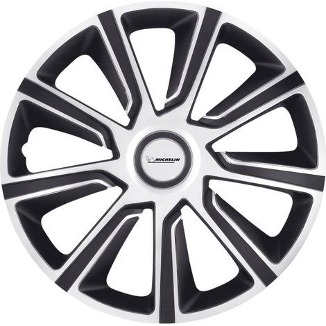Michelin Radzierblenden Louise 35 cm (14 Zoll) silber schwarz 4 Stück Radzierblenden (1/3)