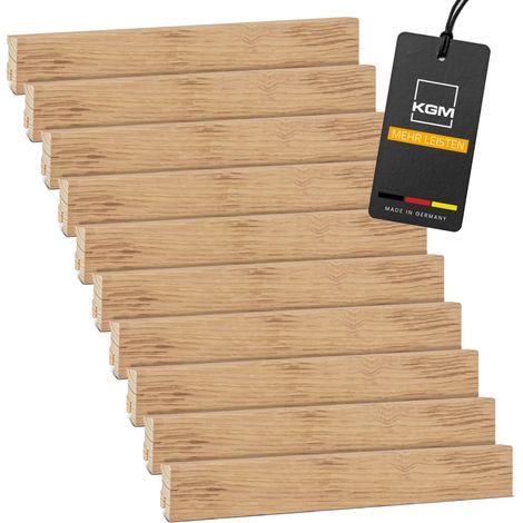 KGM Sockelleiste Holz Eiche Furnier geölt 16x40mm 24m (10 St)