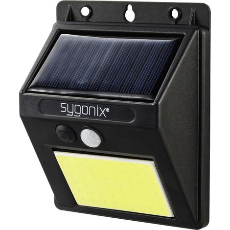 Sygonix SY-5626572 Solar-Wandstrahler mit Bewegungsmelder LED LED fest eingebaut 0.5 W Schwarz (1/5)