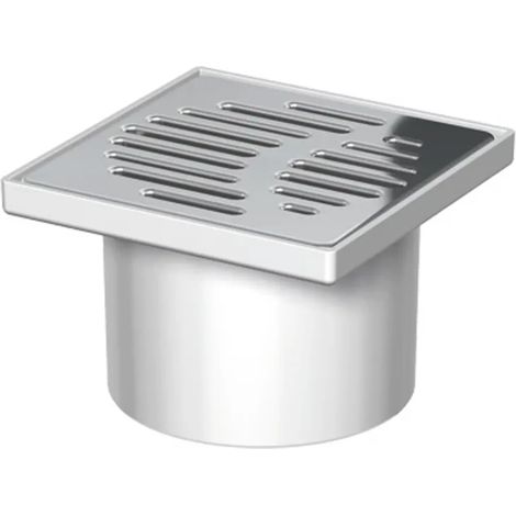ACO Raccordo Easy-Flow D125/ 150x150/ PE/Griglia a fessura V2A/ K3, 2700.77.11