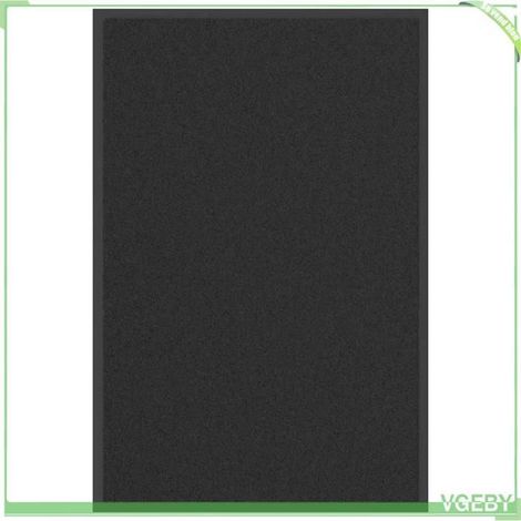 Paillasson - FAFEISY - 4105602 - Noir - 60x90 cm - Polypropylène touffeté antidérapant (1/5)