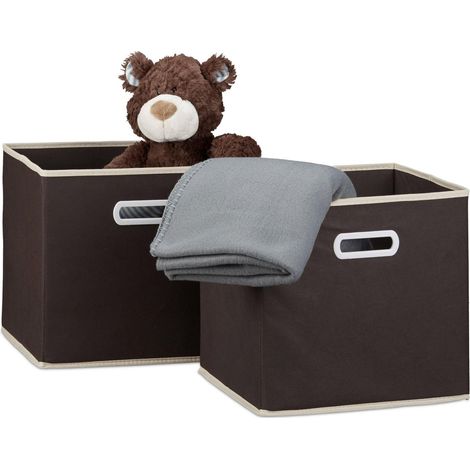 Juego de 2 cajas plegables