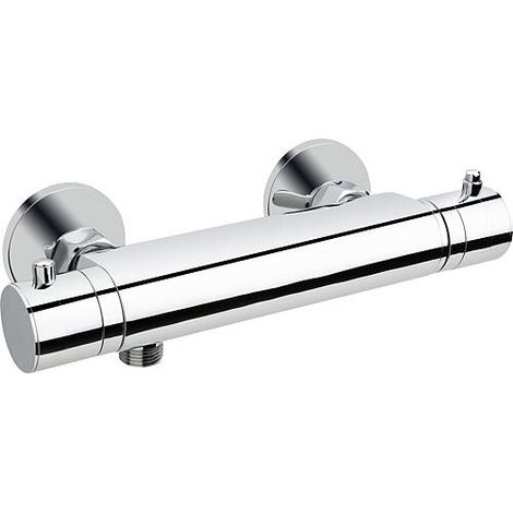 Thermostatique de douche apparent Dali déport 71 mm, chromé (1/2)