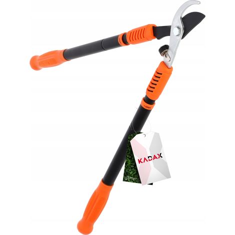 KADAX Teleskopgartenschere mit Stahlklingen, Gartenschere, 96 cm