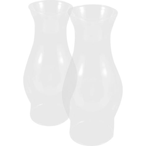 Piece Long Glass Oil Lamp Shade Hand Blown Glass Lampshade
