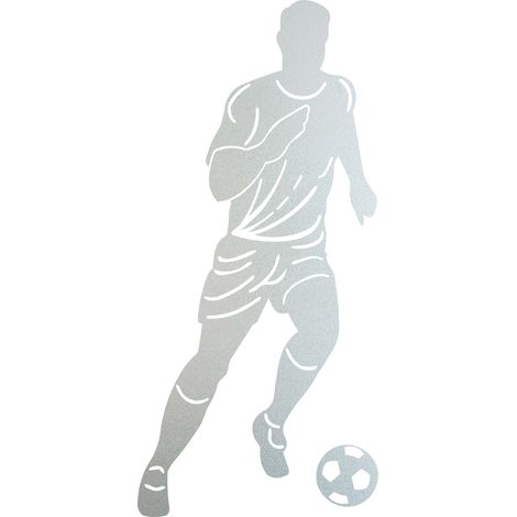 Stickers Dépoli - Footballeur - 7x15 cm (1/3)