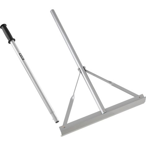 VEVOR Teerverteiler 508 mm, Teerschieber aus Alu, Splittschieber mit 1510 mm Griff, Asphaltrechen-Werkzeug zum Einebnen von Asphalt und Land, Betonpflasterung, Sandglättung, keine Zähne (1/5)