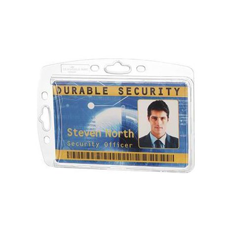 DURABLE Ausweishalter DURABLE 87 x 54 mm (B x H) Polystyrol transparent 10 St./Pack.