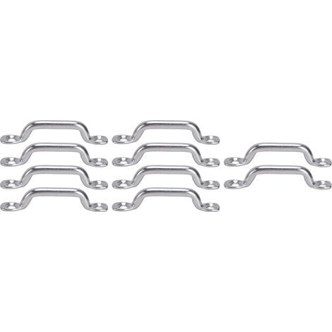 Kit de 10 anneaux d'arrimage en acier inoxydable 316 pour pont de bateau (1/5)