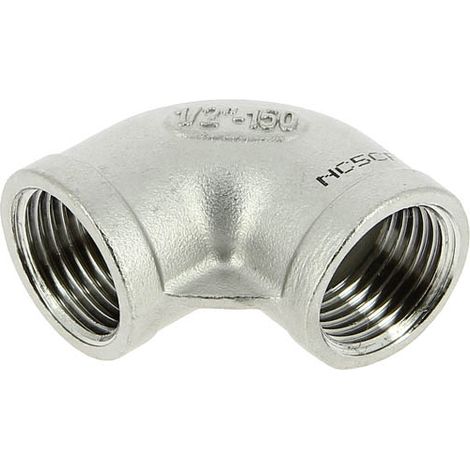 Coude 90° inox égal Femelle 1/2