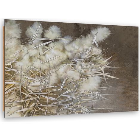 Quadro deco panel, Cane Boho Grass - 60x40 (1/5)