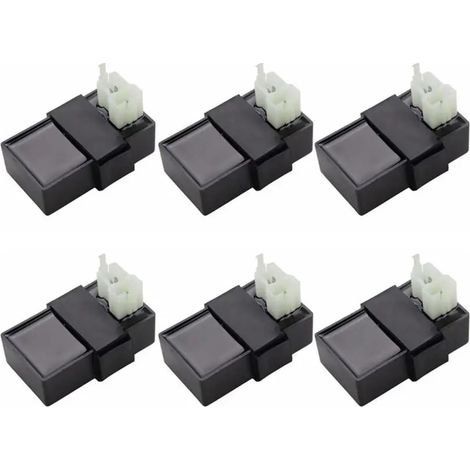 Moto Module D'allumage CDI 1pc 2.4inx1.6in AC Allumeur Moto Performance 6Pin CDI Box Unité GY6 Moto CDI Allumeur Module Boîte Allumeur CDI Boîte (1/3)