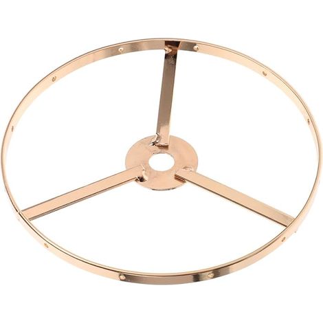 Lamp Shade Holder E27 Gold Iron Metal Ring Mounting Ring for Hanging Table Lamp Chandelier and Indoor Lighting Self-Assembly (1/5)