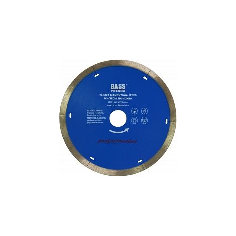 Diamanttrennscheibe für Nassschnitte, 180 mm (1/2)