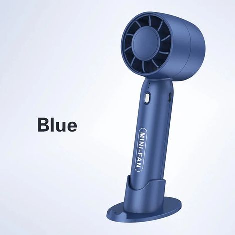Mini ventilateur portable rechargeable par USB, à grande vitesse de ventilation, sans pales, pour un refroidissement optimal et une lumière d'ambiance agréable.-AquaForge (1/5)