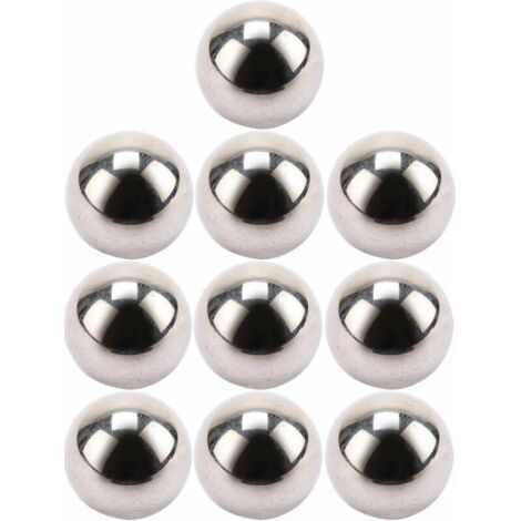 Lot de 10 billes en acier 10mm ISO 3290 Haute précision Pour roulements cage à billes Utilisation en cyclisme et modélisme