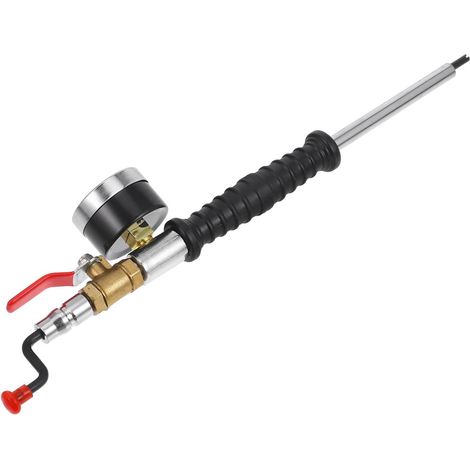 Manomètre Pratique de Pression des Pneus Portable en Fer Embout de Gonflage Rapide Voiture et Moto (1/5)