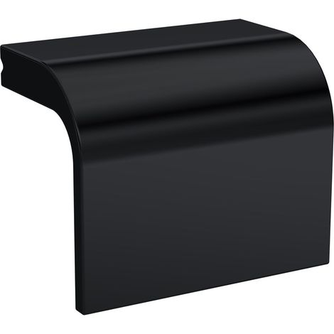 Square Drop Handle, 40mm (32mm Centres) - Matt Black