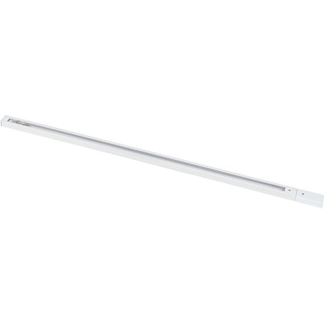 QAZQA Schiene 1 Meter Weiß für 1-Phasen-Schiene - Iconic