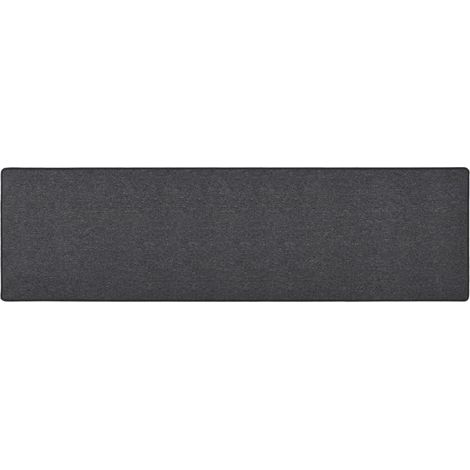 vidaXL Bodenteppich -  Teppichläufer Anthrazit 80x300 cm (1/5)