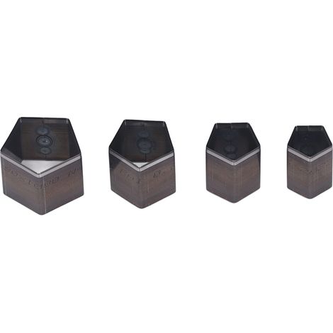 Fünfeckige Stanzformen aus legiertem Stahl zum Schneiden und Verarbeiten von Leder (1/5)