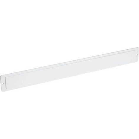 Nicoll – Cache mortaise blanc pour grille 30 m³ – Dimensions 410 x 398 mm – Mortaise 12 trous Ø15 x 330 mm – Pour extérieur