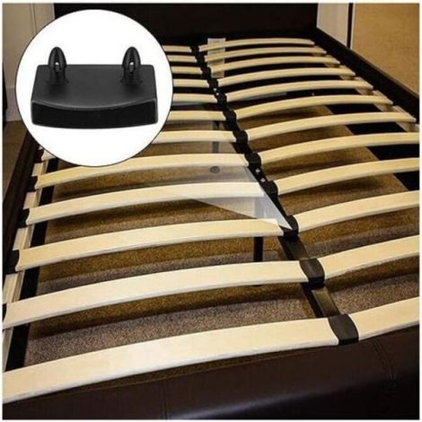 36 Embouts de sommier, Universel, Noir, Pour sommiers 36-38mm, Renforcement structure lit (1/4)