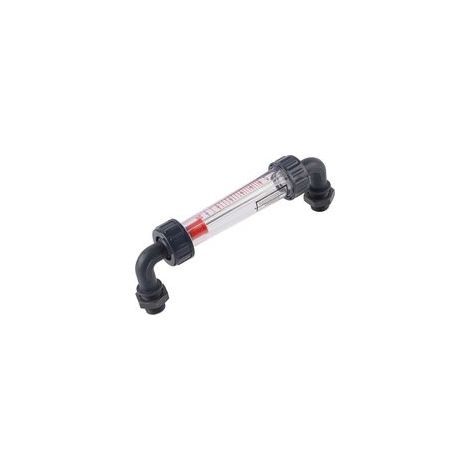 Débitmètre de liquide coudé LZS-15W, Type de Tube en plastique ABS, débitmètre d'eau 10-100LPH filetage mâle ZG1/2- NPT1/2