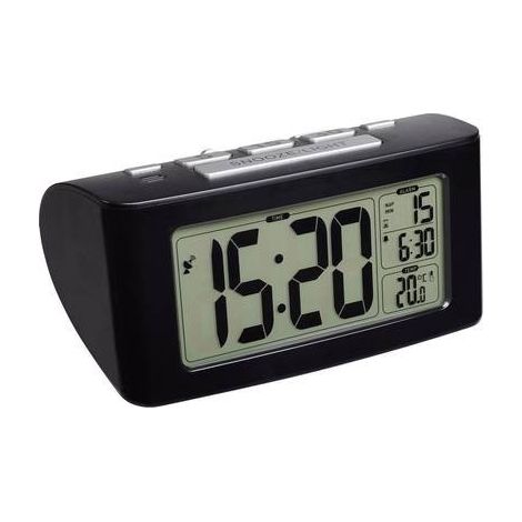TFA Dostmann 60.2532.01 Radiocontrollato Sveglia Nero Tempi di allarme 1 (1/3)