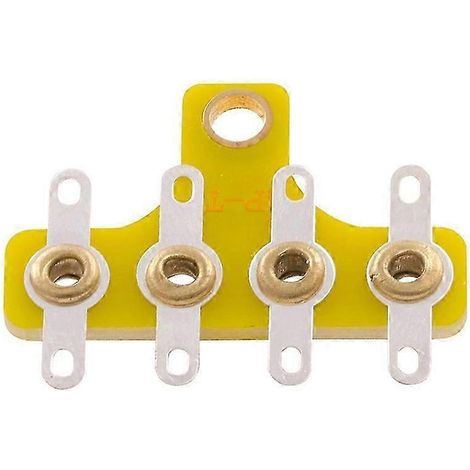 Kit de 5 pièces pour projet DIY : bande d'étiquettes audio, plaque d'étiquettes, plaque à tourelles, bornier, compatible avec l'amplificateur à tubes rétro T-4P kns (1/5)
