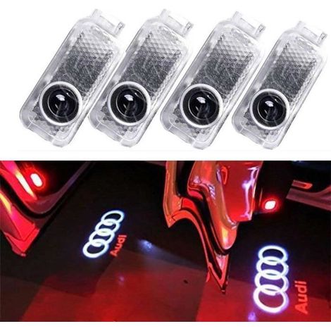 4pcs Voiture LED Projecteur Lumière Bienvenue Pour Porte de voiture décoratifs entrée Logo de projection Lumières-Ywey (1/3)