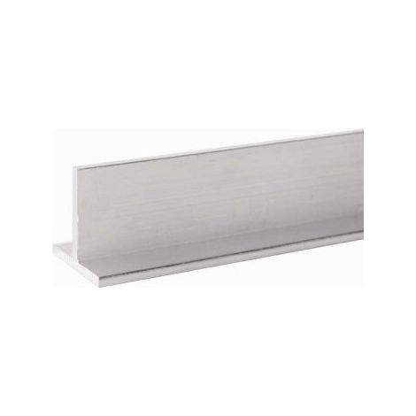 Profil T aluminium anodisé argent 25 x 25 x 2,5 mm - BILCOCQ